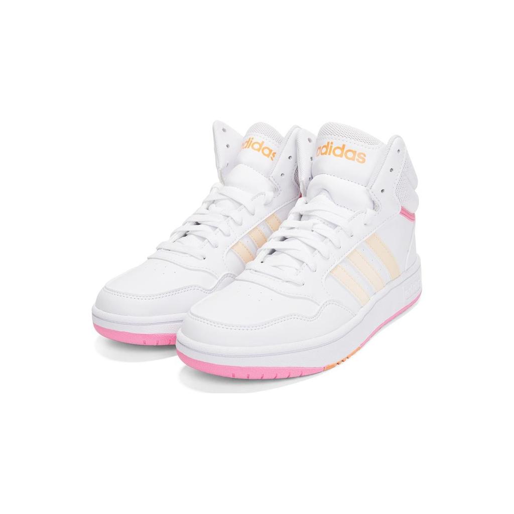 (PS) adidas Hoops Mid 3.0 K 'White Pink' Kids' HP6158