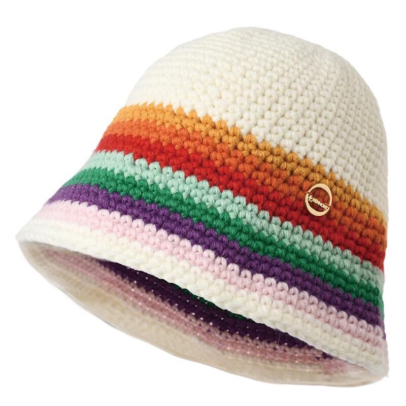 Женская вязаная шляпа-ведро Kenmont Осень/Зима One Size