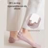 Ice Silk No-Show Women's Socks: Thin, Low-Cut, Non-Slip Heel, Sweat-Absorbent Cotton for High Heels
