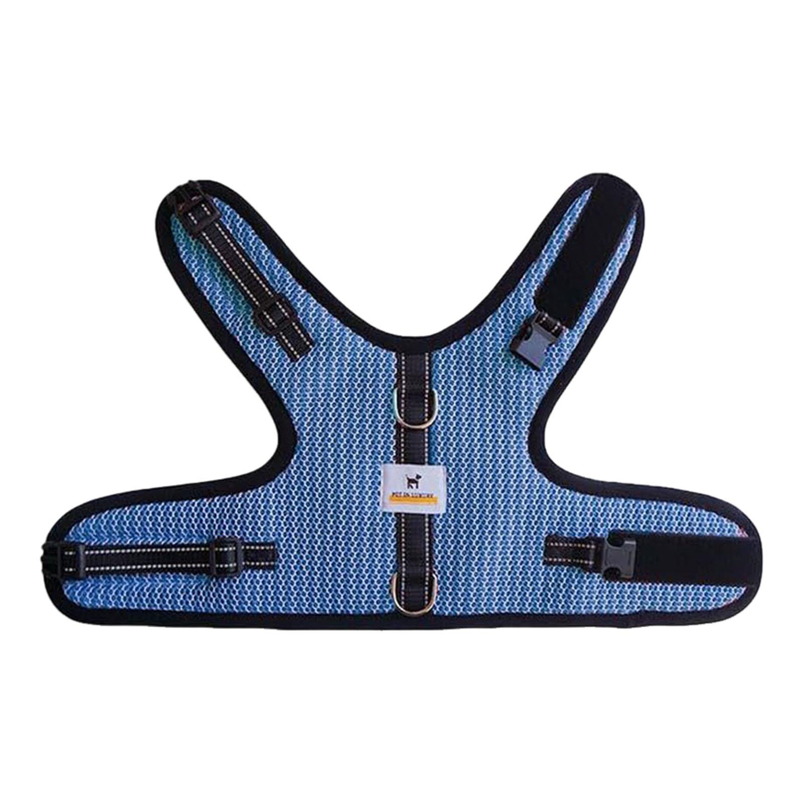 Mini Harness – No Armpit Rub Escape Proof Reflective No Pull Vest Harness Breathable Mesh Dog Harness For Big Dogs (as the picture,One Size)