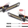 2pcs 8mm Motorcycle LED Turn Signal Light Blinker Universal 12V Indicators Light Amber Flowing Water Lamp Rear Turn Signal Lamp