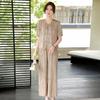 2026 Summer Casual Fashion: Age-Reducing Loose Two-Piece Shirt Set for Mothers