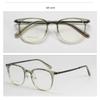 Unisex Pure Titanium Eyeglass Frames with Full-Frame and Acetate TR Options for Myopia, Compatible with Prescription Lenses.