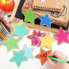 108pcs Cutouts Colorful Star Paper Cutouts DIY Craft Aesthetic Pentagram Decorative Border Round Flower Heart Shaped