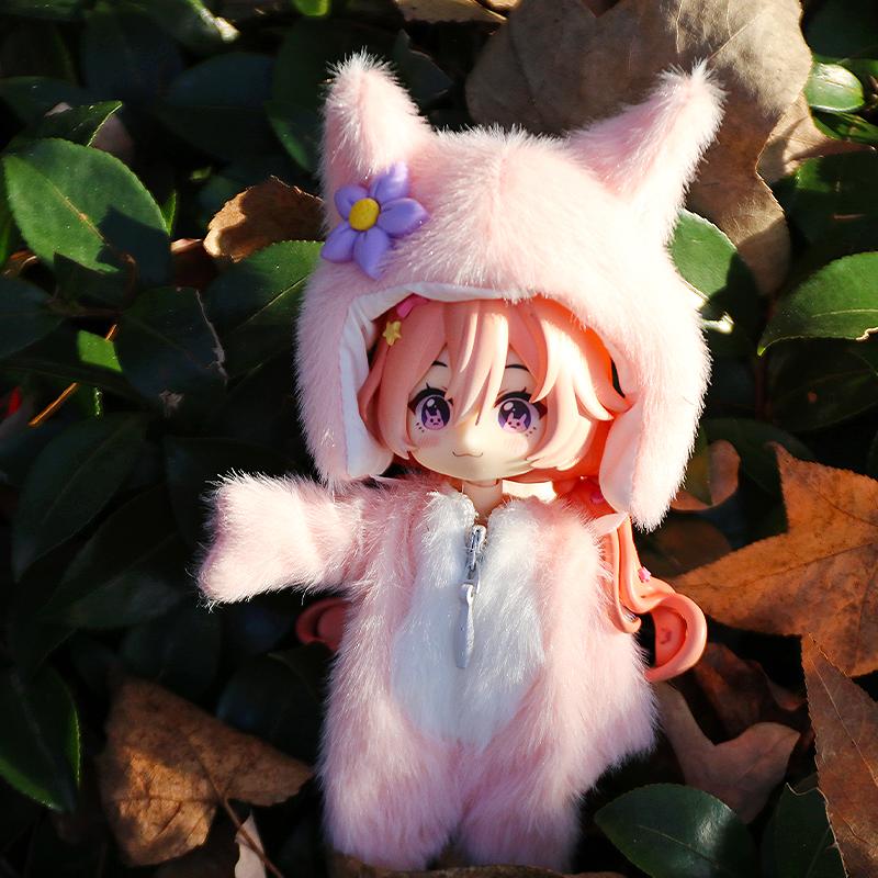 Animal Ears Adorable Fox Animal Monster Doll Clothes Designed For Ob11 obitsu 11 Molly Gsc 1/12 BJD Doll Accessories Clothing BJD Infant Clothe