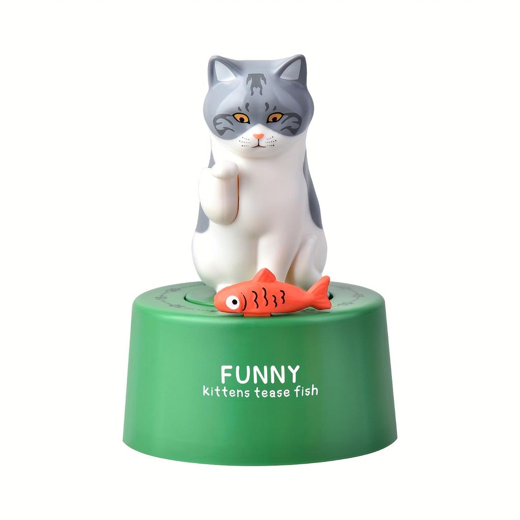 Adorable Pink Bunny Kitchen Timer Durable ABS,Magnetic Fridge Attachment,Cute Animal Design with Hour Minute Display,Ideal for Cooking Study Reminders