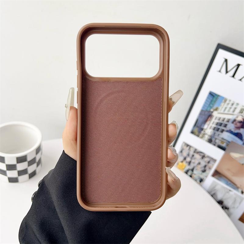 Tech Fabric Woven Magnetic Phone Case for Magsafe IPhone 17 16 Pro Max 17Pro 16Pro IPhone17 IPhone16 Mag Safe Shockproof Cover