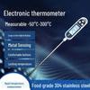 TP101 TP300 Digital Kitchen Thermometer: Pen Probe for Baking, BBQ, Meat, Baby Milk, and Food Temperature Measurement.