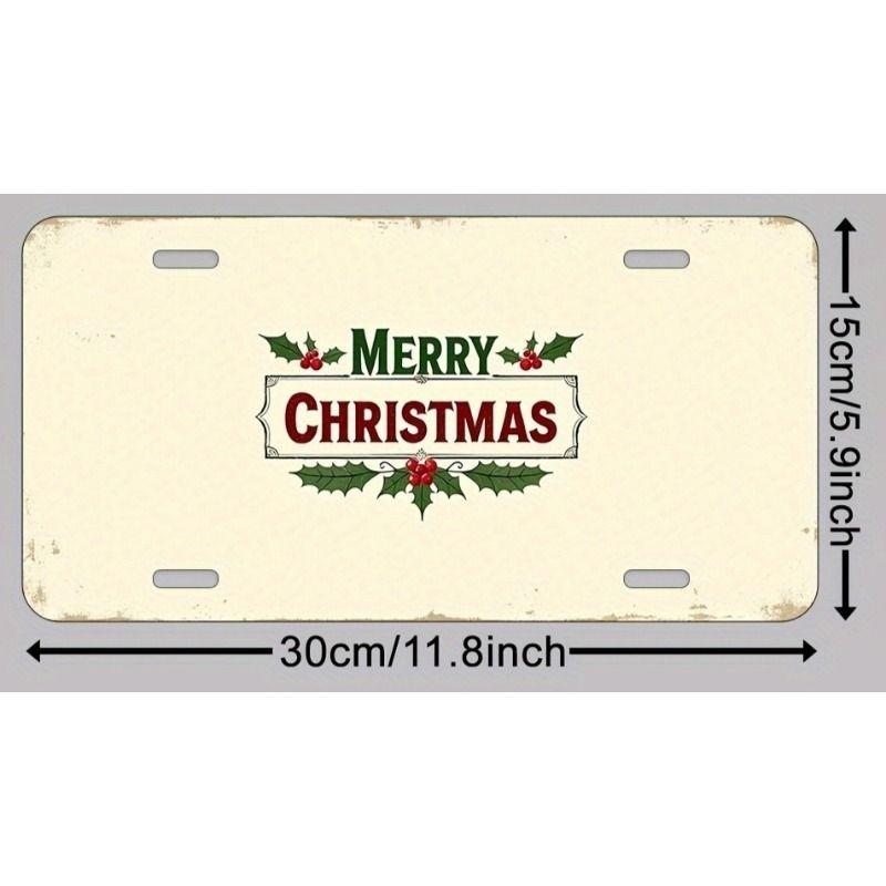 Motorcycle Souvenir License Plate, Metal Auto Wall Decor 15x30cm