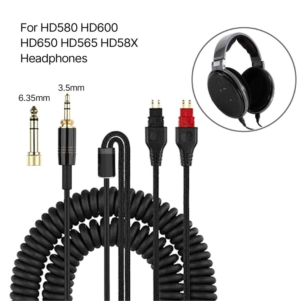 Upgrades Clear Sound Cable for HD580 HD600 HD650 HD565 Headphones Enhanced Sound Quality OFC Core Wire 2m/78.74in