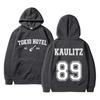 Germany Rock Band Tokio Hotel Kaulitz 89 Back Print Hoodie Unisex Women Vintage Oversized Sweatshirt Unisex's Gothic Black Streetwear
