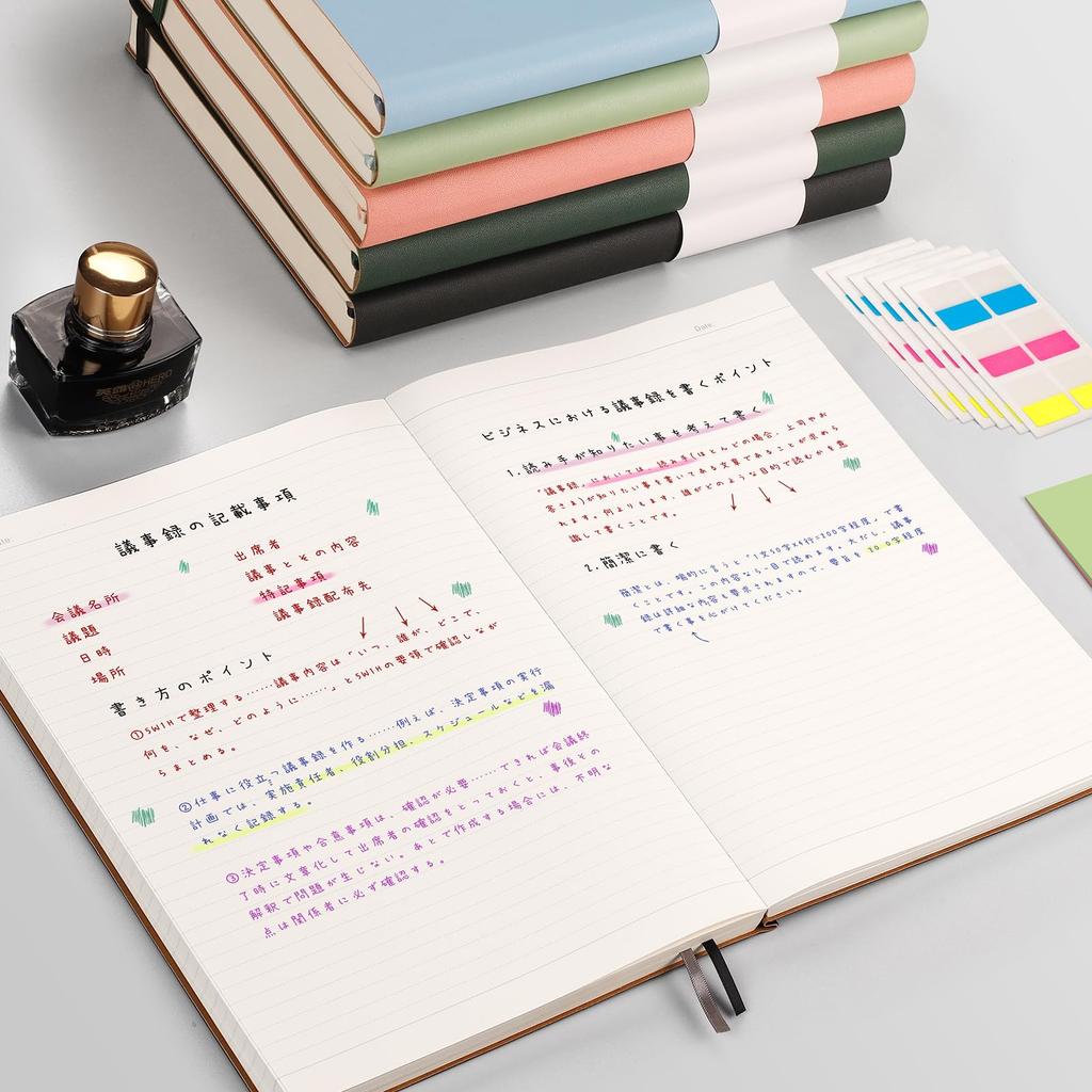 AHGXG Thick A4 Horizontal Ruled A 160 W X Perfect for or As a Pink Notebook, (7mm Rule), Sheets, Softcover, Size 21.5cm 27.9cm H, College, Work,