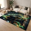 Auto-Rennsport-Thema Weicher Kristall-Samt Teppich Benutzerdefinierter Name & Text Druck Rutschfester Boden Teppich für Schlafzimmer Wohnzimmer