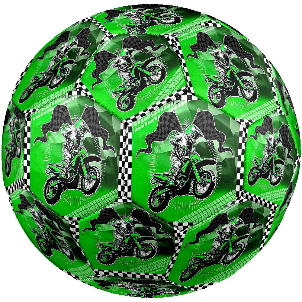Off Road Motorcycles Theme Size 5 Soccer Ball, Suitable for Both Indoor and Outdoor Matches, a Gift Suitable for Everyone.