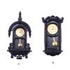Hand Made Mini Metal Clock Vintage Copy With Functional Adjustable Hands For Doll house Furniture Decoration