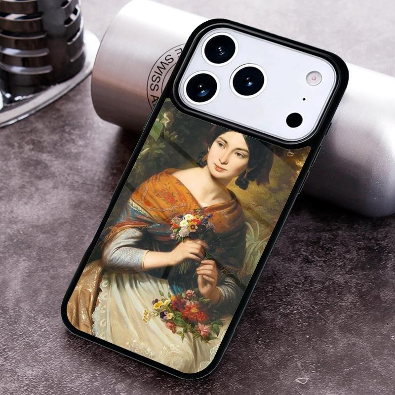Renaissance art Painting soft Phone Case for iPhone 17 16 15 Pro Max Air 14 13 12 11 Plus Shockproof Capa Cover