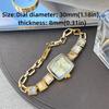 Kleurrijke Diamant Belegde Armband Klein Suiker Vierkant Horloge Mode Armband Horloge Cadeau
