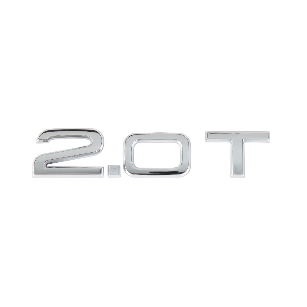 Car Styling 3D Metal Badge V10 2.0T V8T TFSI 1.8T Logo Sticker Emblem Center Cover For 114a B8 A3 8P A6 C7 8V B9 B7 B6 C6 C5 C8a114