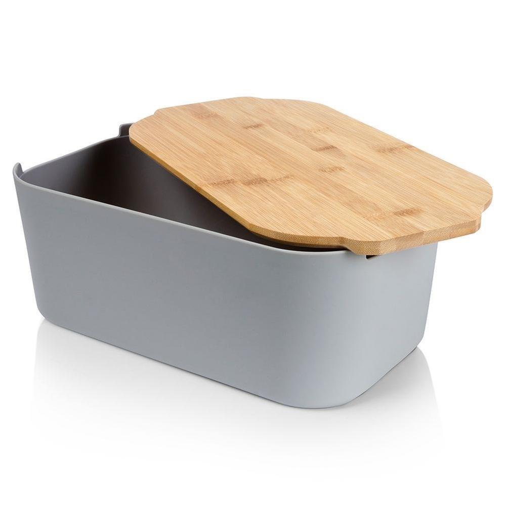 Gray Bread Bin 33cm
