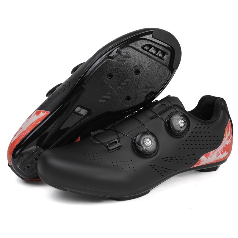 Professioanal Road Cycling Sneaker Rubber Bike Shoes SPD MTB Sole Flat Racing Speed Trail Mountain Bicycle Footwear Pedal Sport