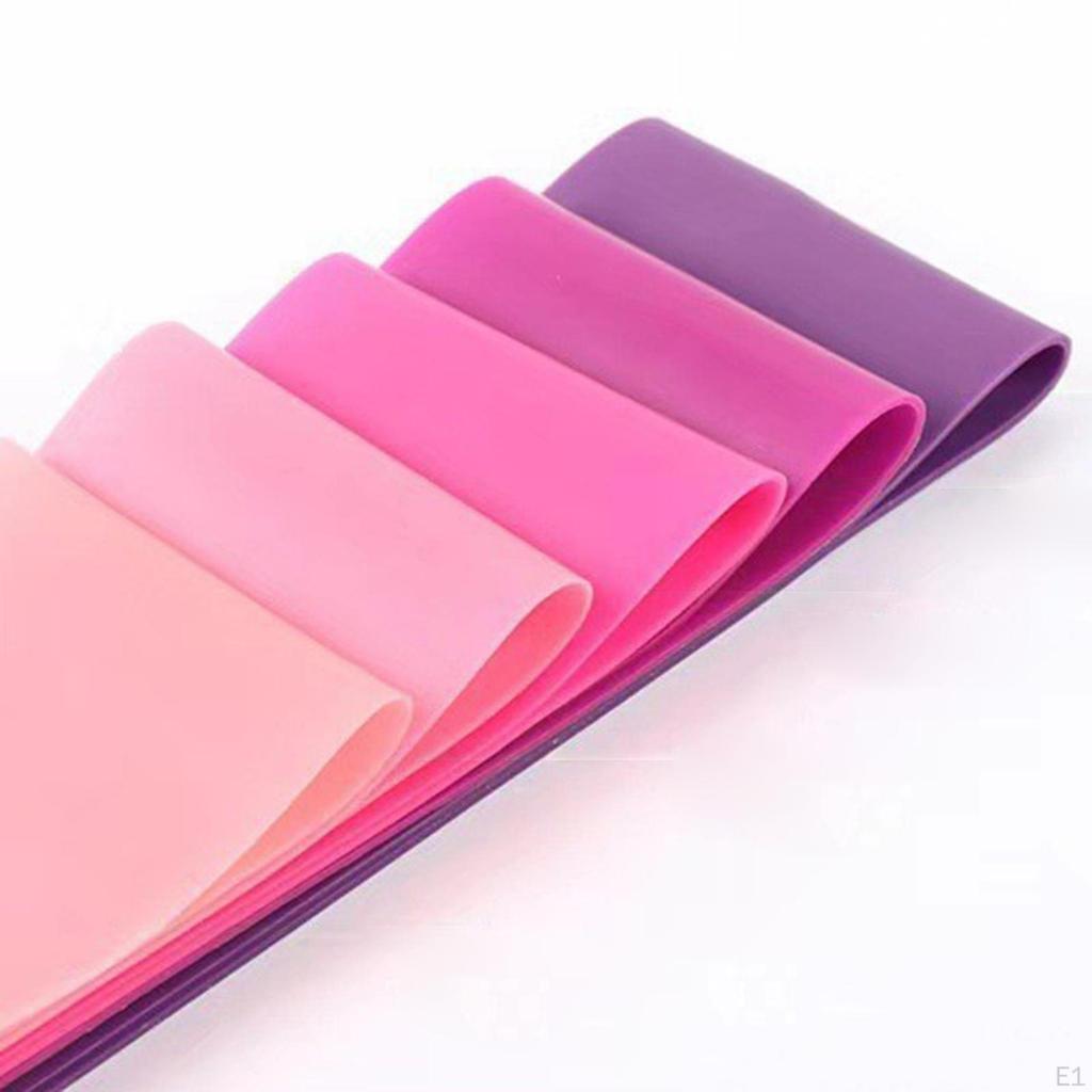 5 Pieces Resistance Bands for Working Out Elastic Exercise Band Women Men Sturdy Workout