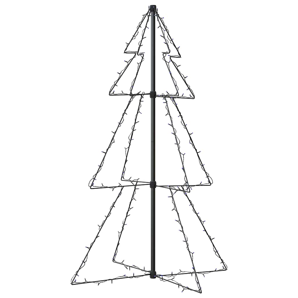Christmas Cone Tree with 160 LEDs for Indoor & Outdoor Use 78 X 120 Cm