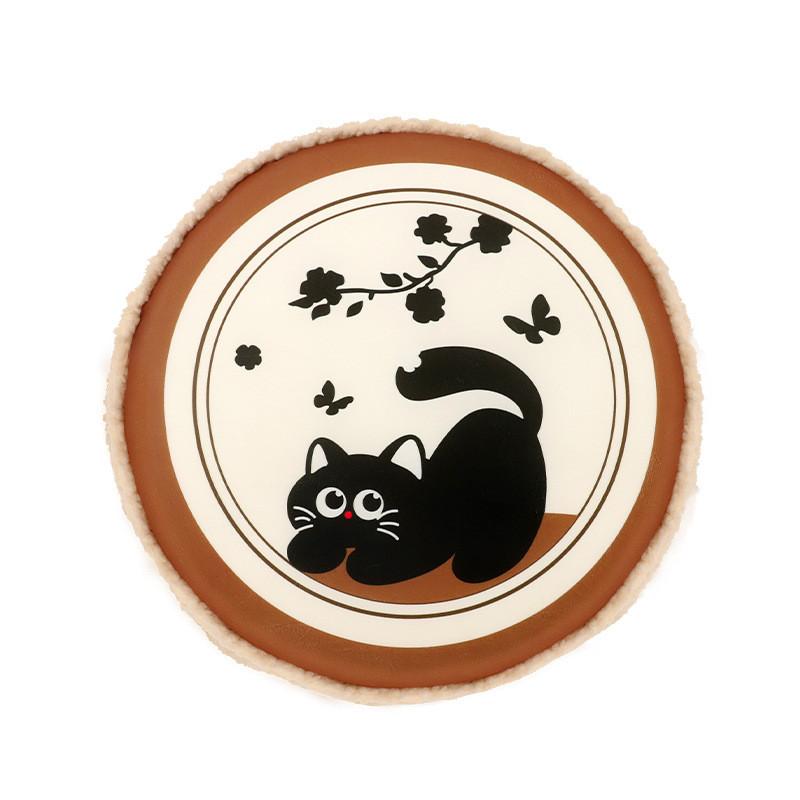Cartoon Animal Cushioned Seat Pad With Memory Foam For Living Room Comfort