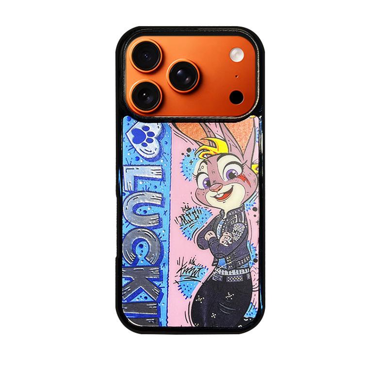 

Golden Magnetic Luck Judy Phone Case for iPhone 11-14, Pro Max Series Compatible 17 Pro