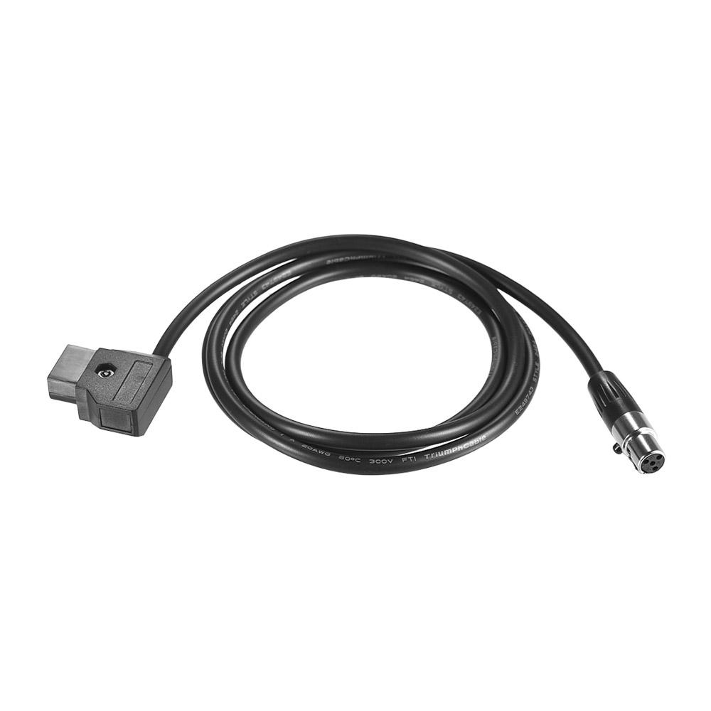 D Tap Male To (Tinny) MINI XLR 4 Pin Cable Straight Cord 100cm Cable Length for VFM 5.6