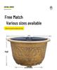 Extra Large Durable Resin Flower Pot for Outdoor Plants and Trees