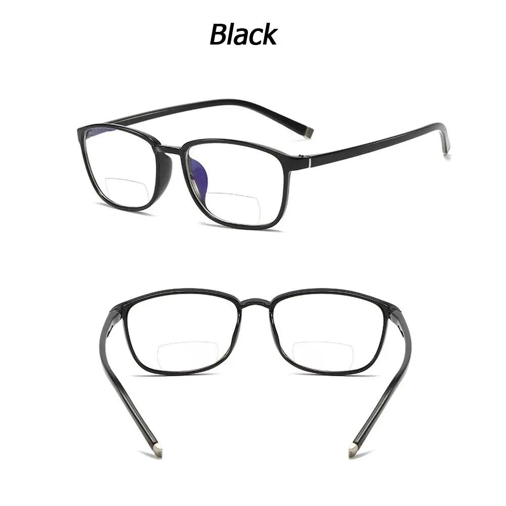 +1.0~+4.0 Presbyopia Eyeglasses Reading Glasses Resin Lens Ultralight PC Frame Flat Mirror Eyewear Spectacle Frames