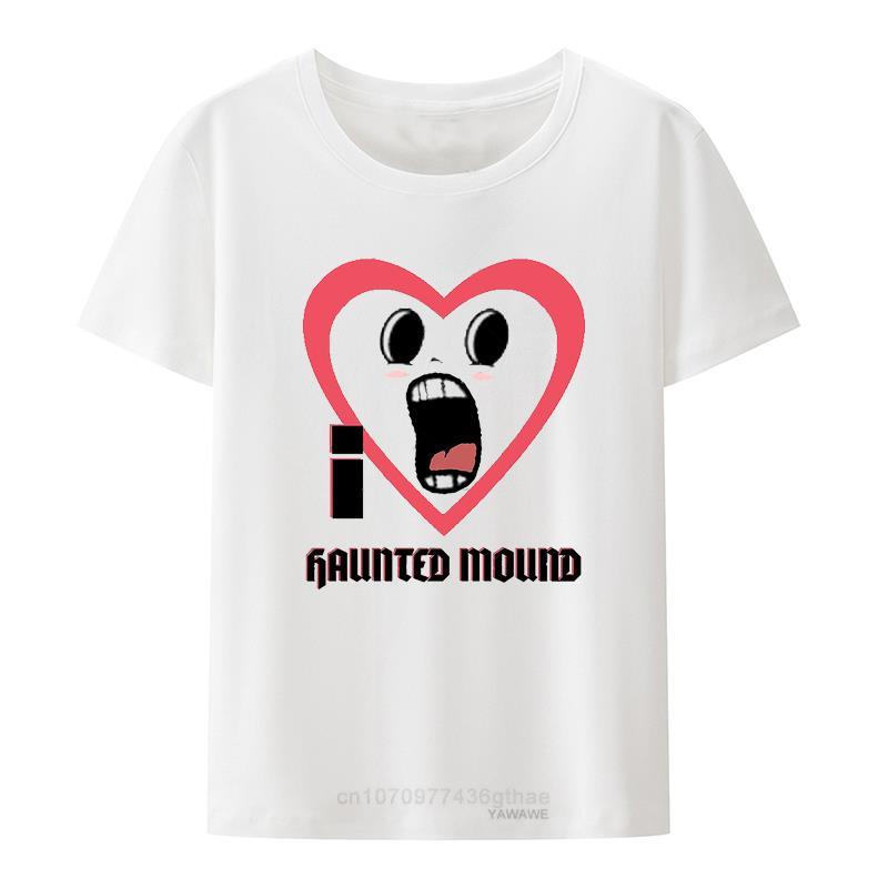 

Sematary Я люблю Haunted Mound Футболка с графическим принтом Скелет Хоррор Хэллоуин Повседневная рубашка Мужская Женская С коротким рукавом Уличная одежда Топы S