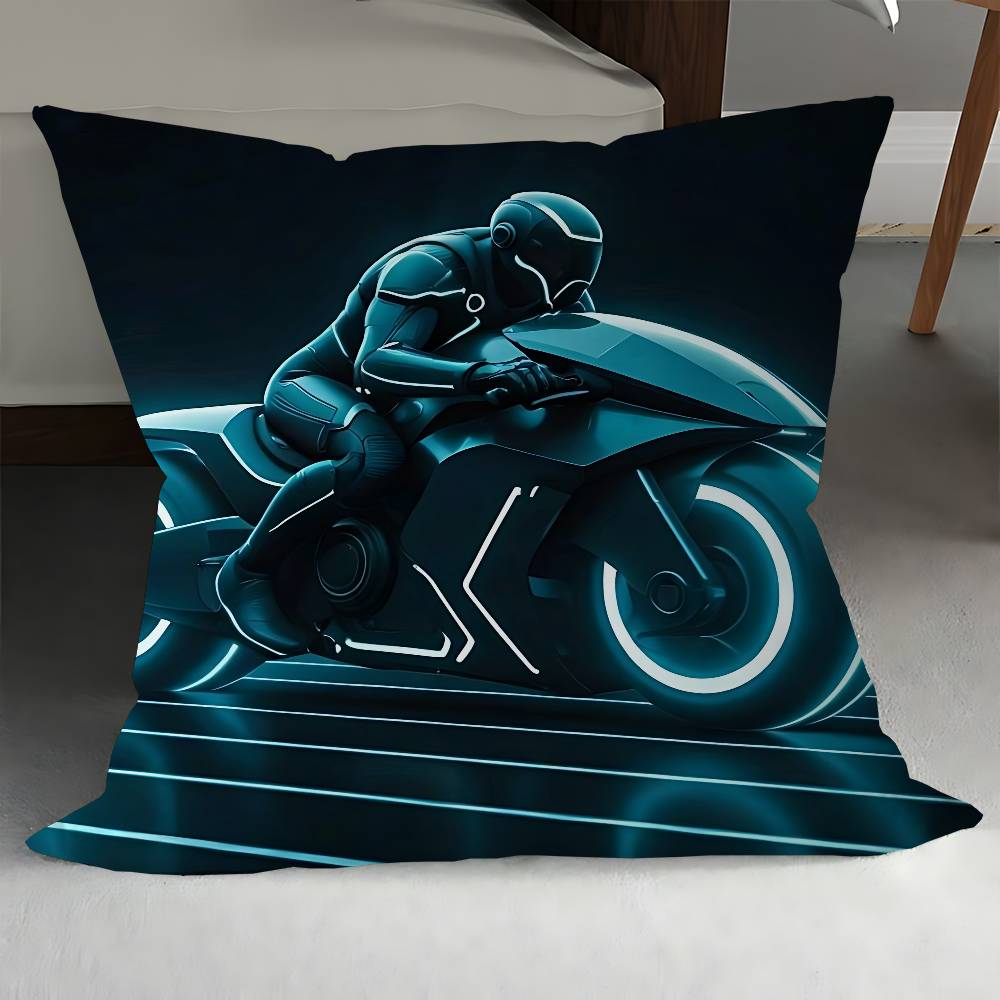 Movie T-Tron Ares Pillow Anime Pillow Sofa Bed Head Pillow Cover Cushion Cover 45x45 Cm Fashion