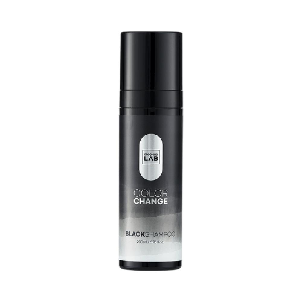 Grooming Lab Natural Grey Hair Care Color Change Black Dye Shampoo 200ml none