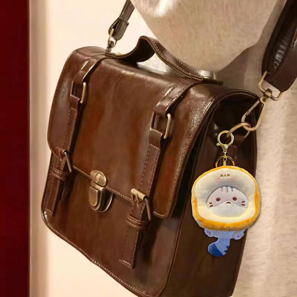 Cartoon Katzen Plüschtier Taschenanhänger Mode Schlüsselanhänger Plüschtextur Hängeanhänger Geeignet für Kinder und Jugendliche Geschenk