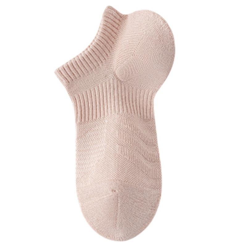 Sports Loop Women's Boat Socks, Antibacterial, Deodorizing, Anti-pilling, Boneless Toe, Mesh Breathable and Sweat-absorbing, Running and Cycling Socks