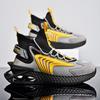 22 New Mesh Breathable Casual Shoes Running Shoes Large Size Thick Sole Medium and High Top Sports Shoes