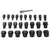 26Pcs Screw Extractor Set Multi Spline Guide Remover Tool for Rust Damaged Studs Bolts