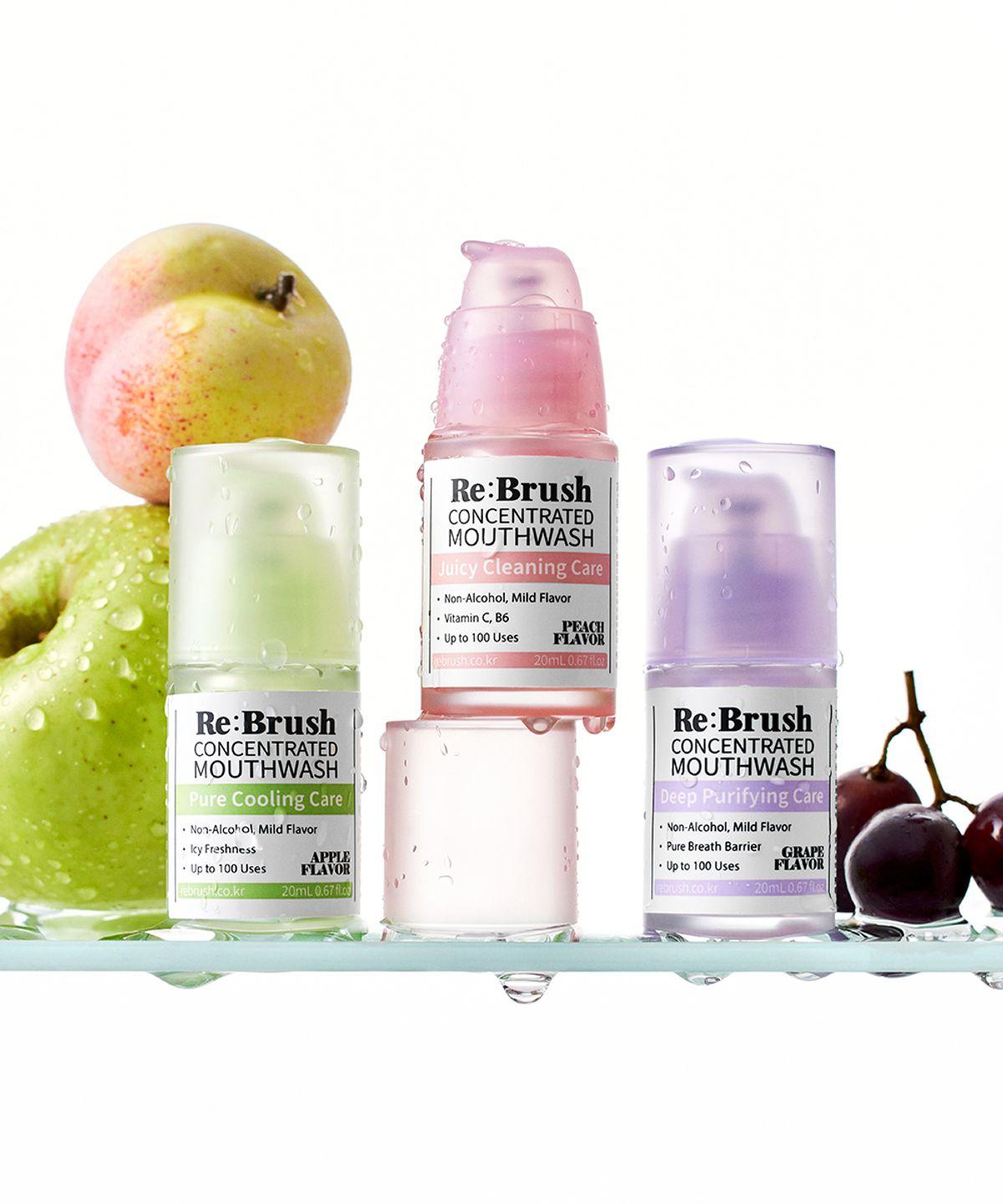 100x Fruit Juice Concentrate Mouthwash 20ml (Select 1 of 3) peach
