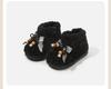 Kurze Stiefel mit Lammwolle gefüttert für Mädchen - Herbst/Winter Schneeschuhe für Kleinkinder