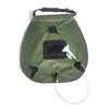 20L Solar-Powered Bath Bag, Military Green, 5-Gallon Shower Bag, Outdoor Camping Bath Water Bag, Toiletries Bag