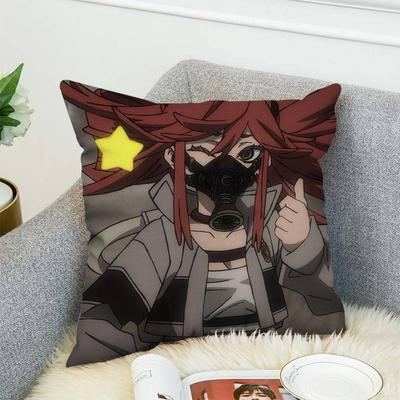 Poszewka na poduszkę Anime Gachiakuta Dwustronny nadruk Poszewka na poduszkę 45x45 Dekoracyjne poduszki Sofa Wystrój domu Miękka poszewka