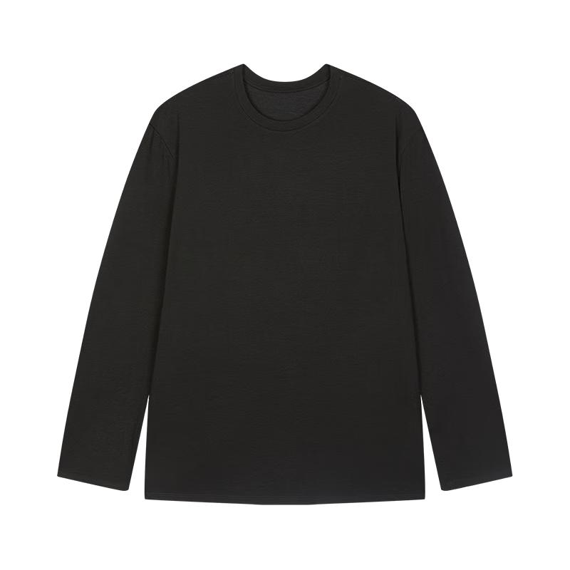 LESS Slim Fit Long Sleeve Round Neck T-Shirt XS