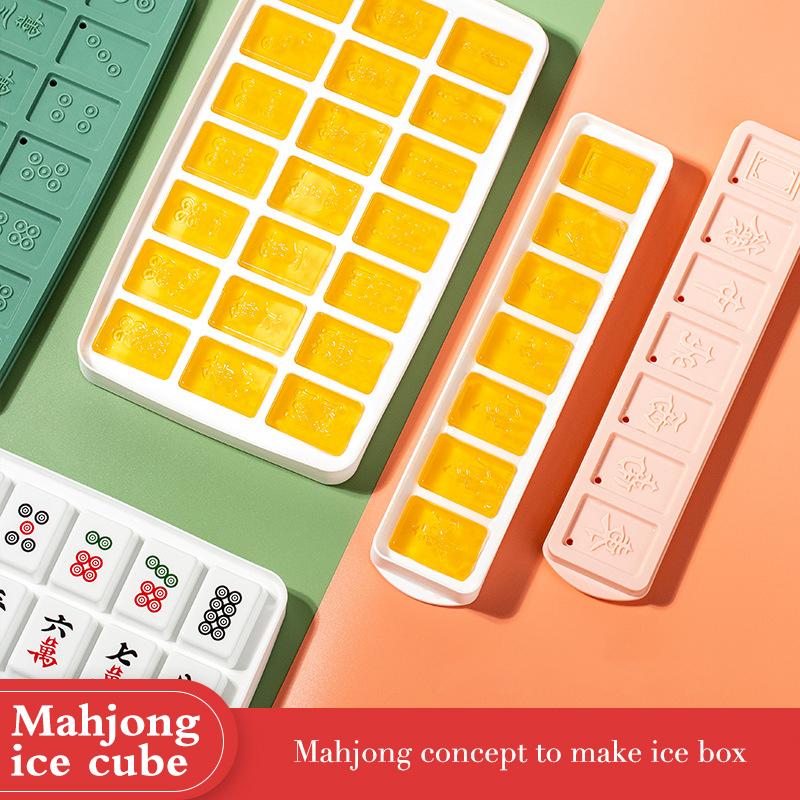 Eiswürfelbereiter, Eiswürfelschale, Form mit Deckel, kreative stapelbare Eiswürfelschale, Aufbewahrungsbox, Barzubehör, quadratisches Eiswürfelbehälter-Set