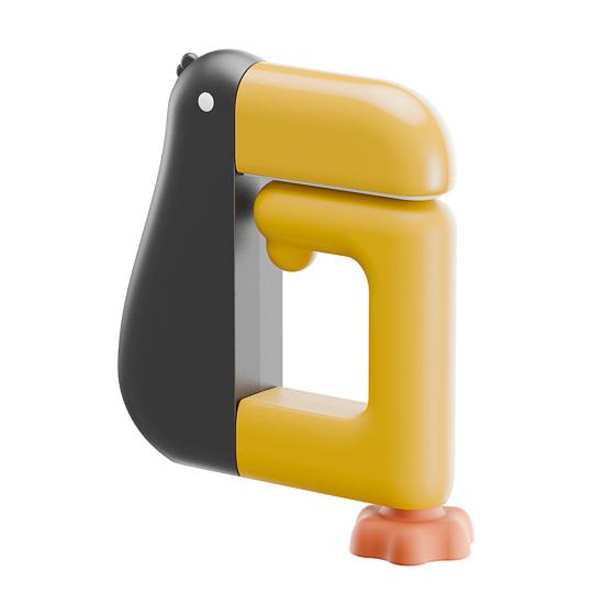 Handbag Hook Hanger for Table Portable Folding Under Desk Headphone Holder Cartoon Duck Purse Backpack Hanger