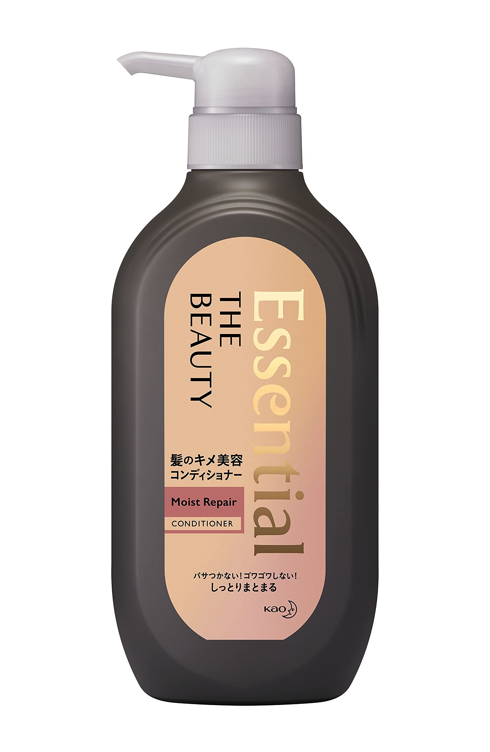 

Essential Kao The Beauty Hair Texture Beauty Conditioner Moisture Repair Damage Hair Black Floral 500ml, Repair, Care, Moisturizing, чорний