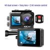 4K Dual-Screen Waterproof Action Camera for Cycling, Climbing, and Surfing with WiFi