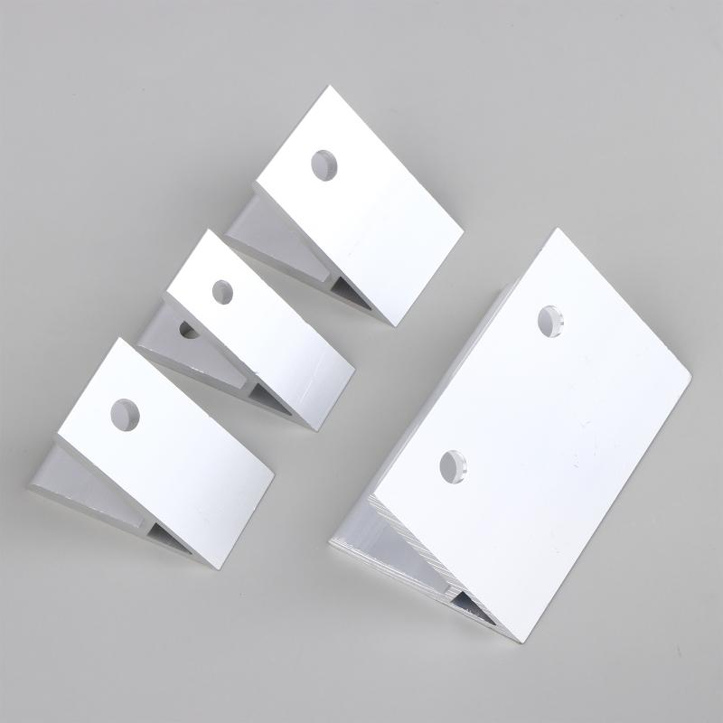 2020 3030 4040 4545 5050 6060 Winkelverbinder-Set 2 Stück 45 Grad Aluminium-Winkelverbinder für Möbelbau