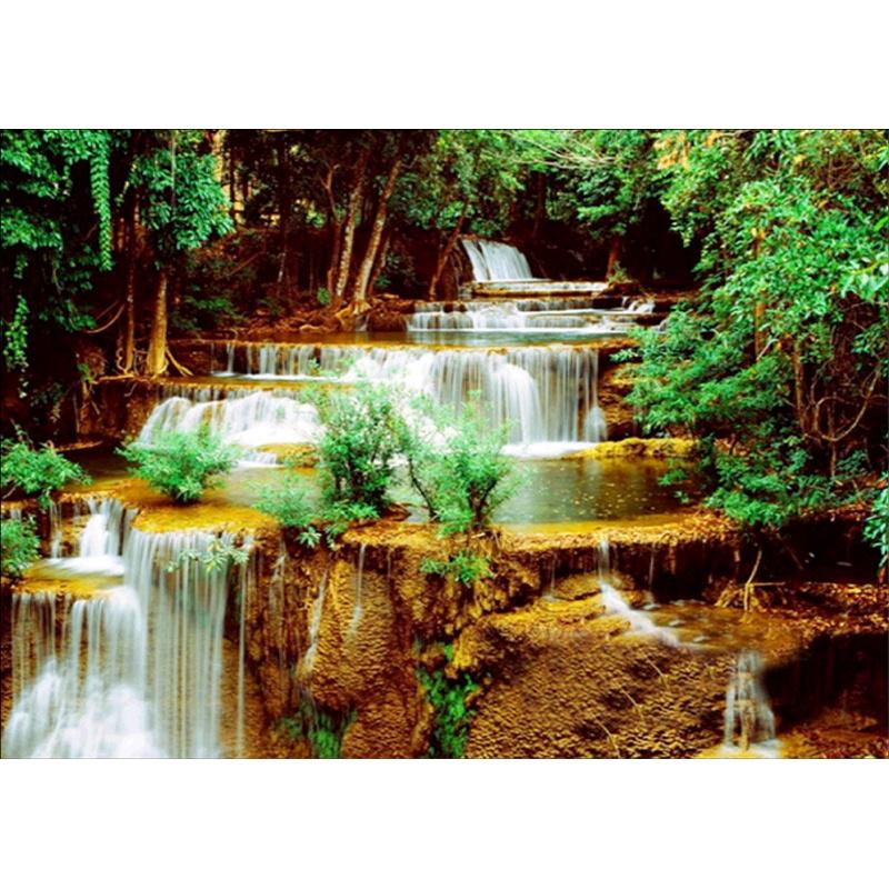 5D DIY Diamond Painting Autumn Forest Diamond Embroidery Cross Stitch Kit Full Rhinestone Mosaic Home Decor
