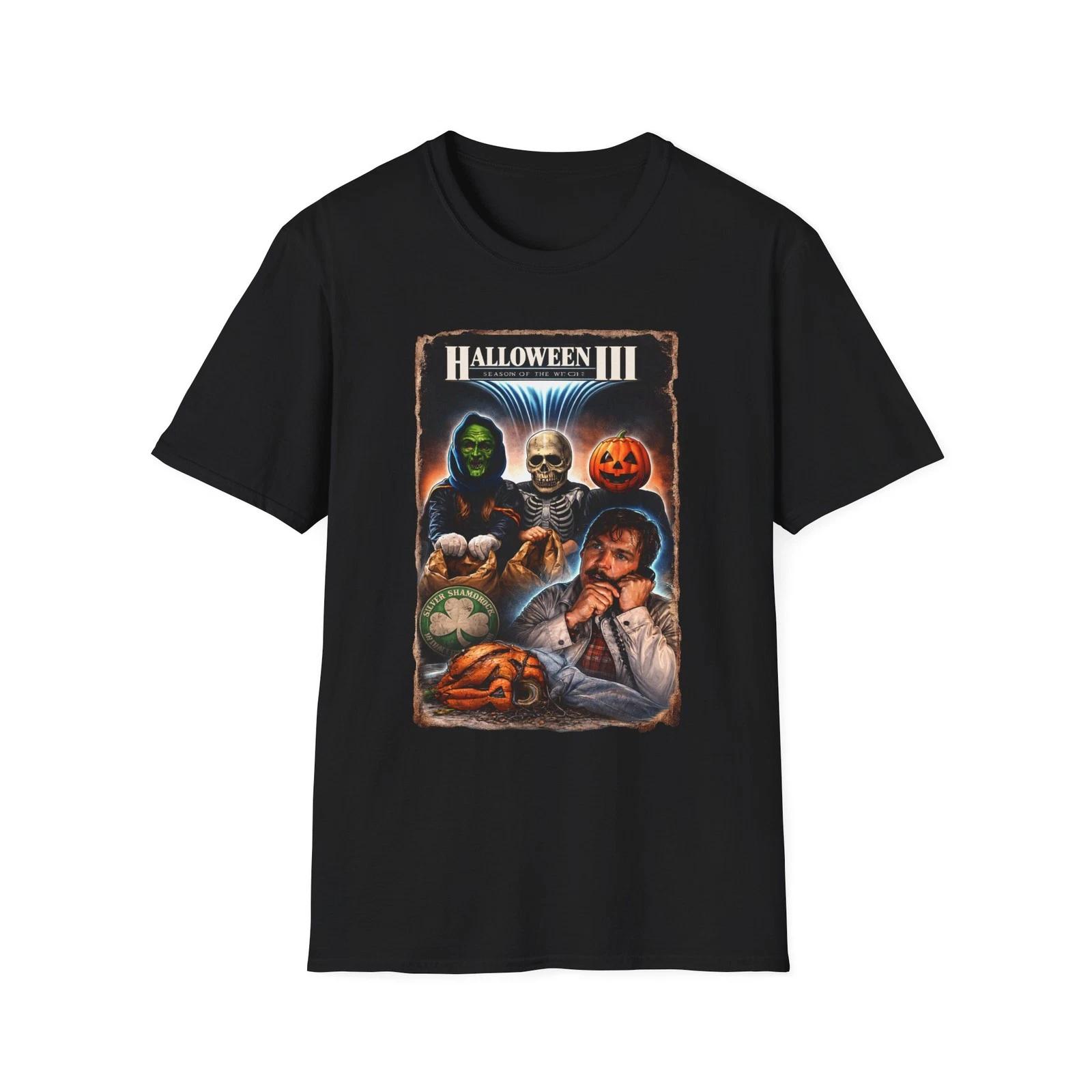 Halloween III Movie Poster T-Shirt | Retro Horror Tee XXXL